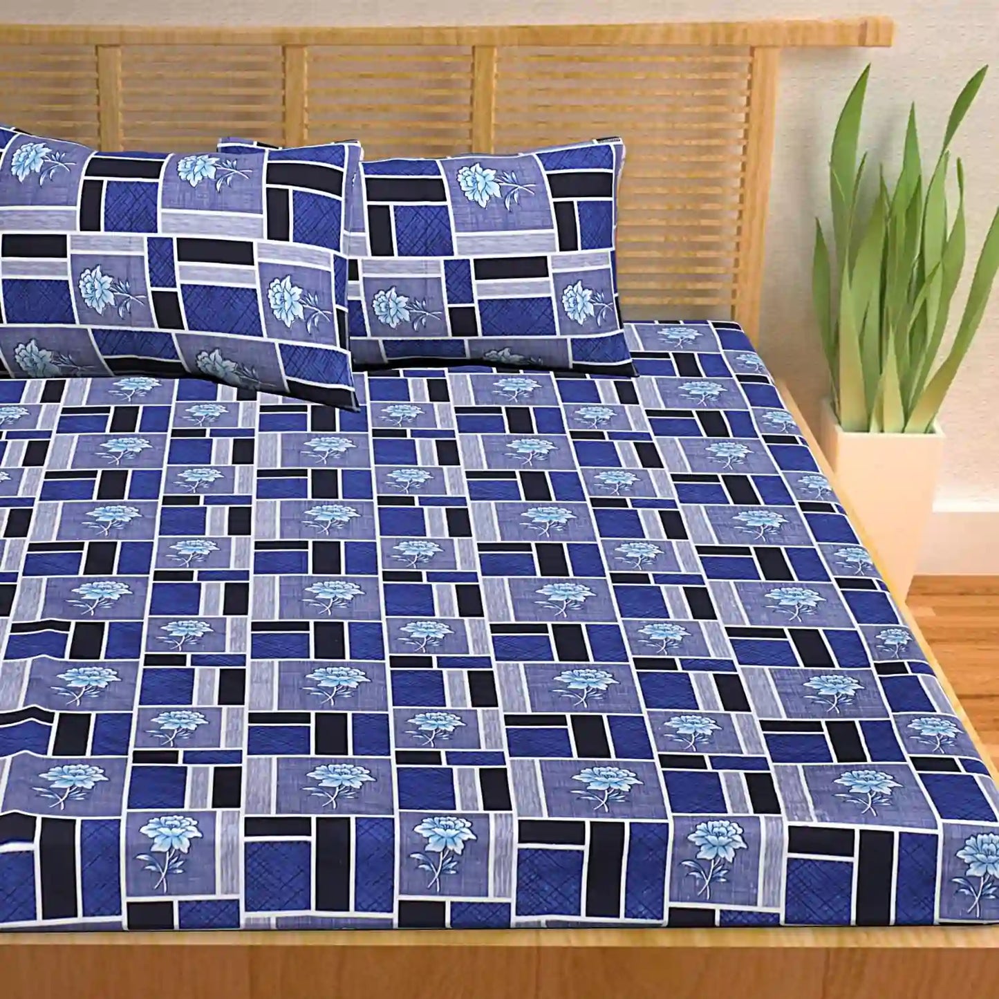 Patch Catch Double Bed Bedsheet