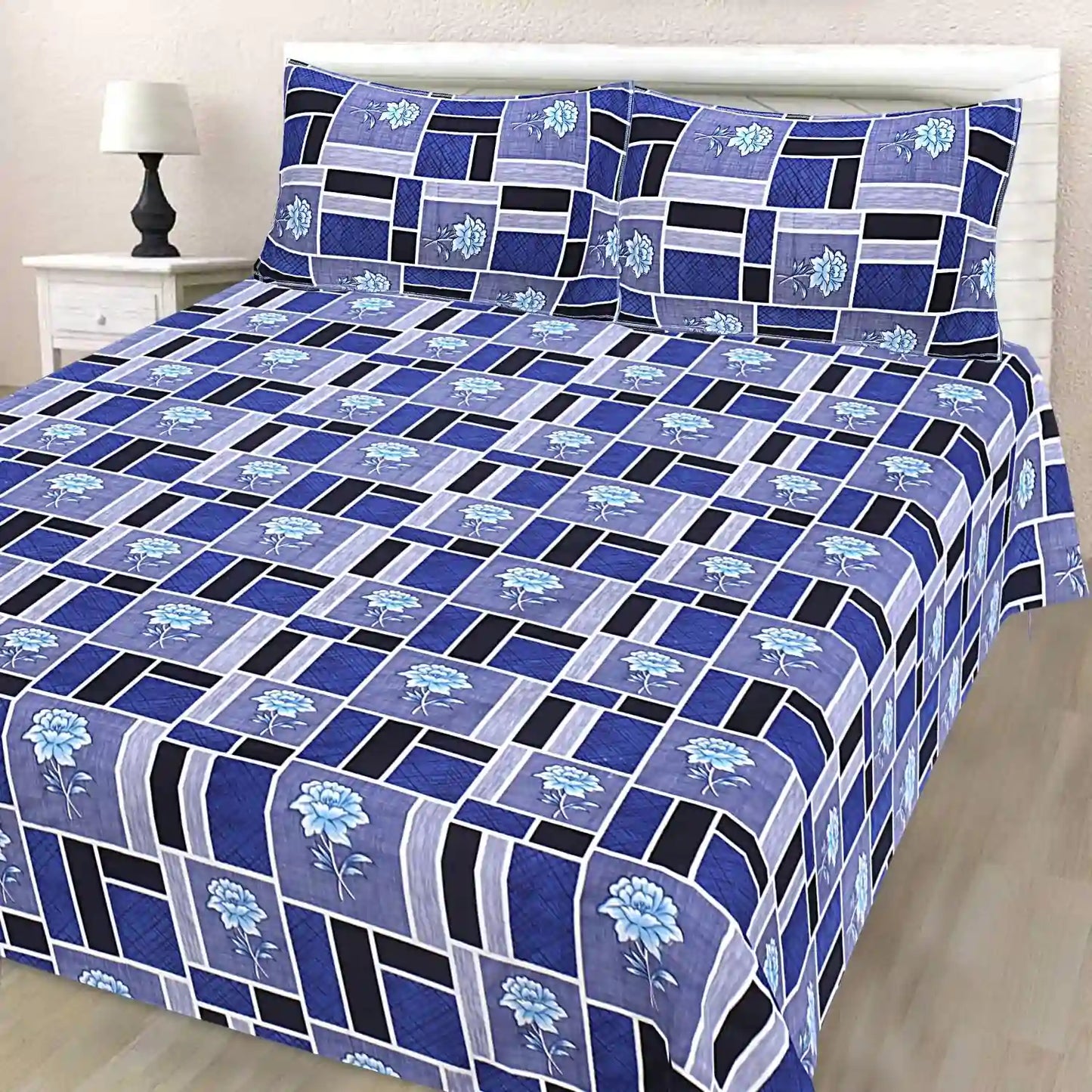 Patch Catch Double Bed Bedsheet