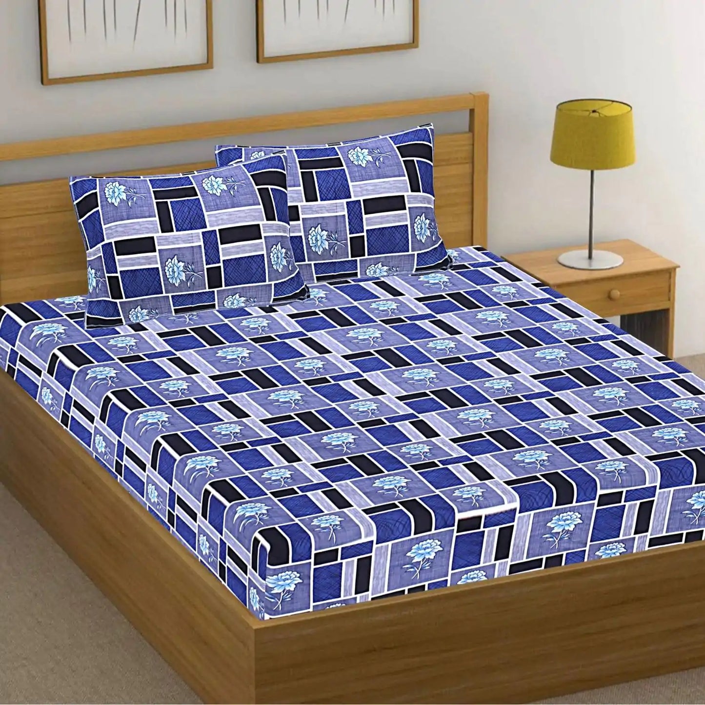 Patch Catch Double Bed Bedsheet