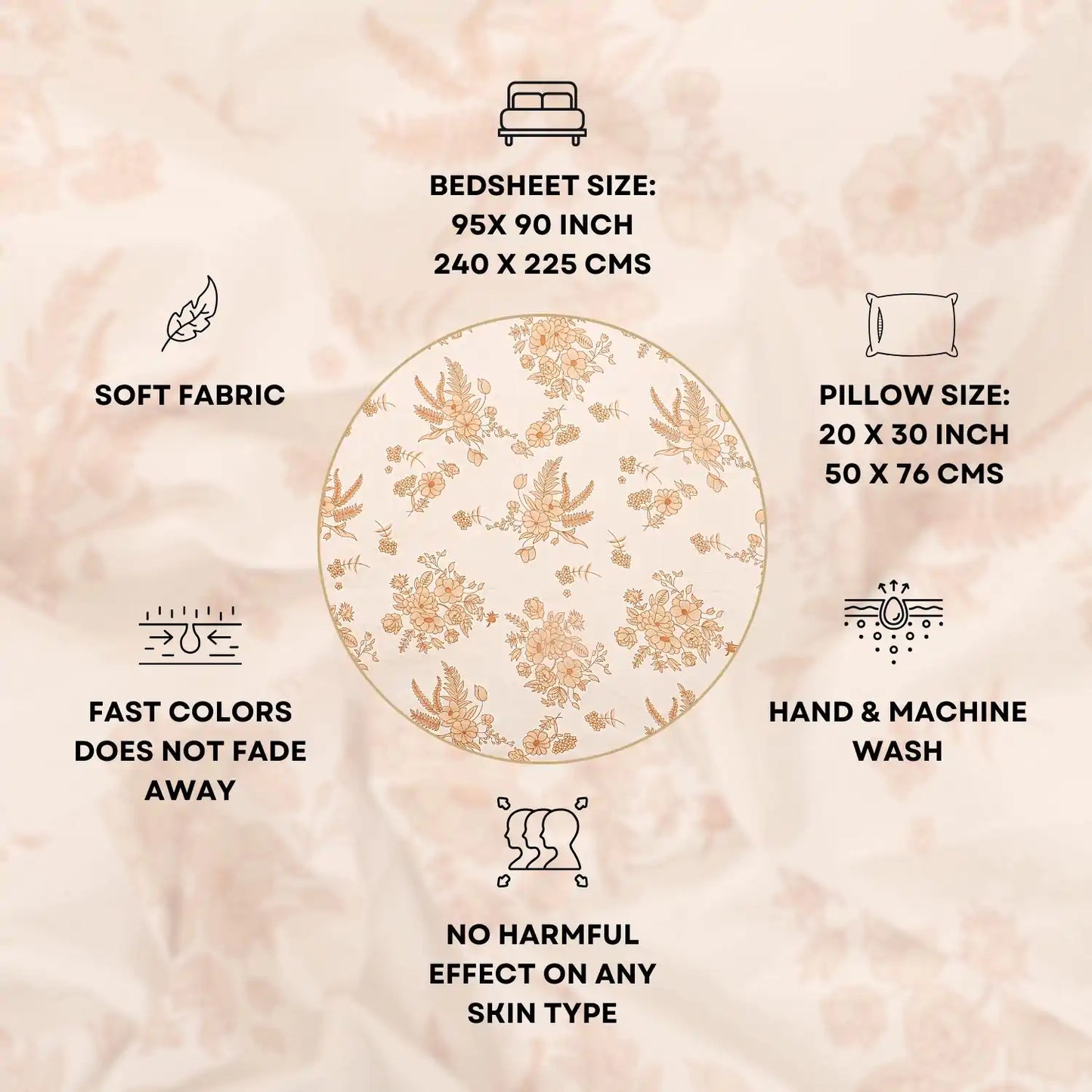 Endless Spring Double Bed Bedsheet