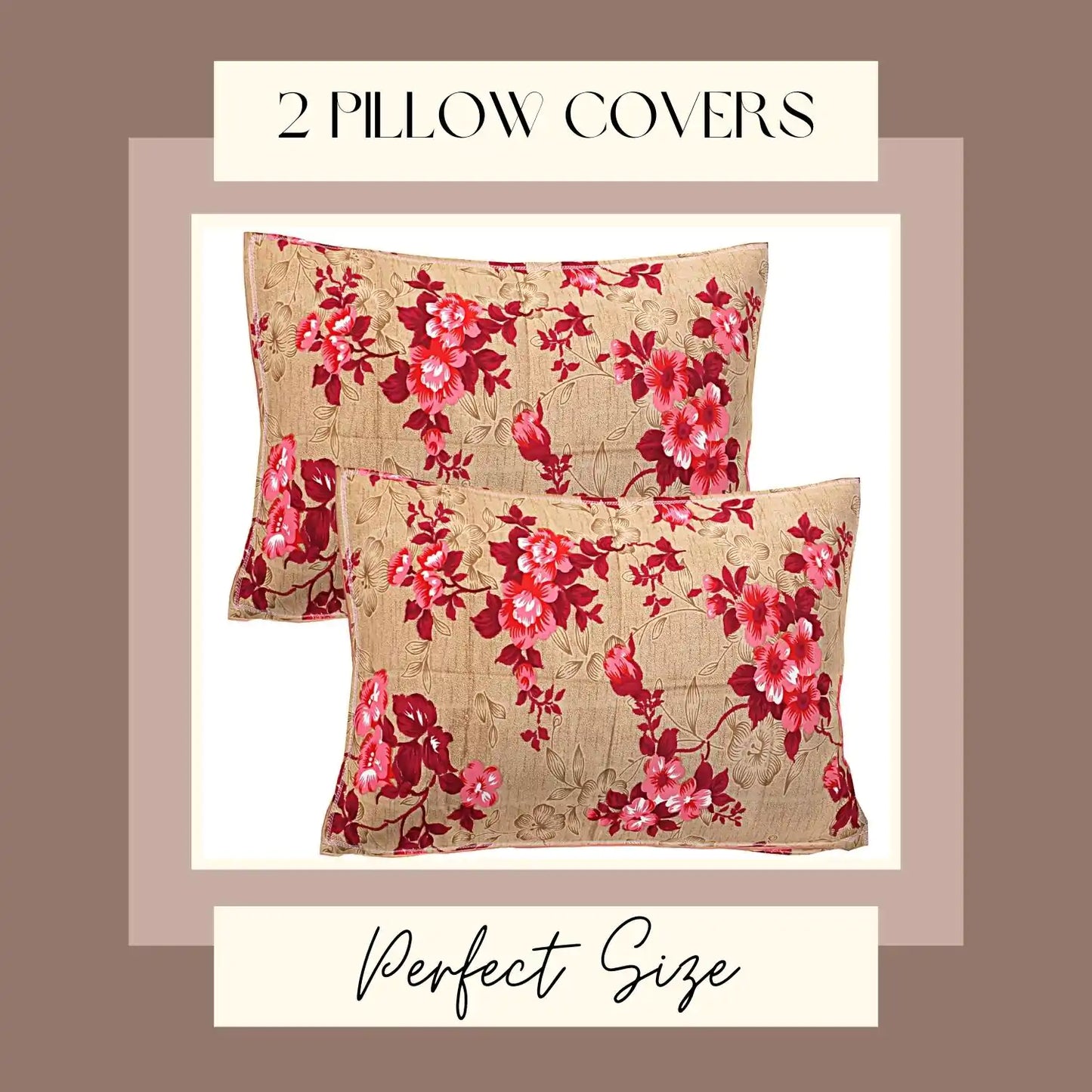 Floral Garden Double Bed Bedsheet