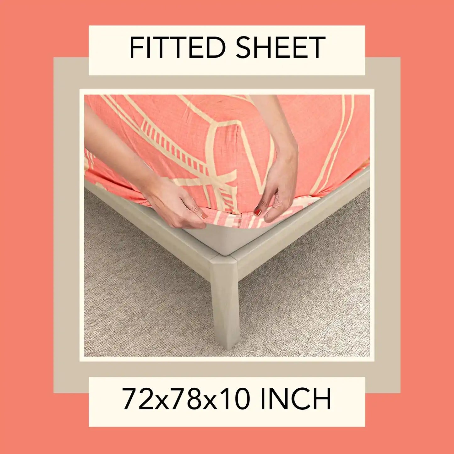 The Artsy Double Bed Fitted Bedsheet