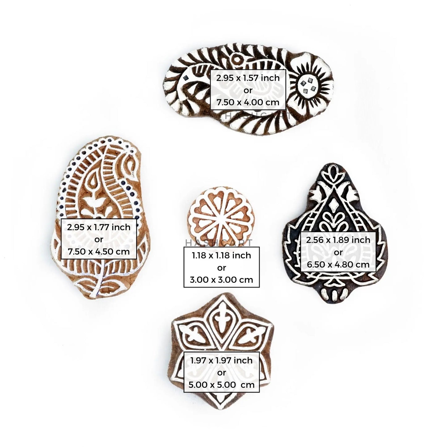 Handmade Wooden Printing Blocks
