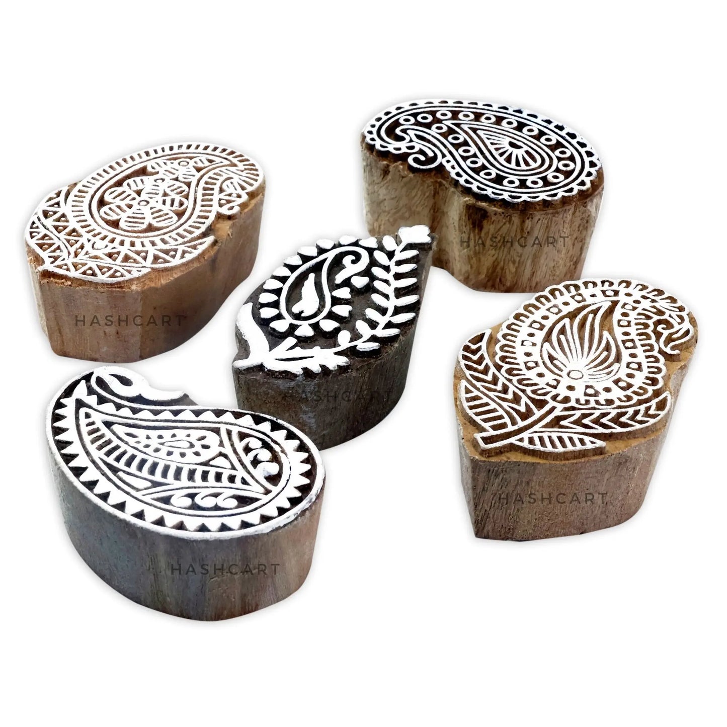 Paisley Pattern Wooden Printing Blocks