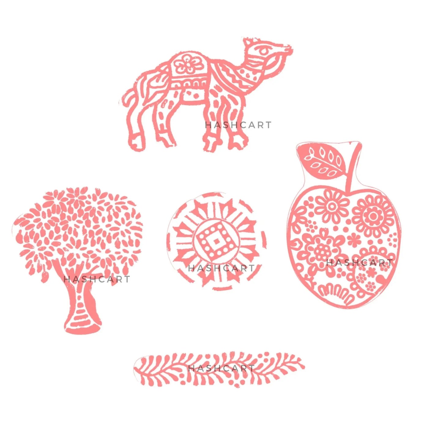 Wooden Printing Blocks & Stamps
