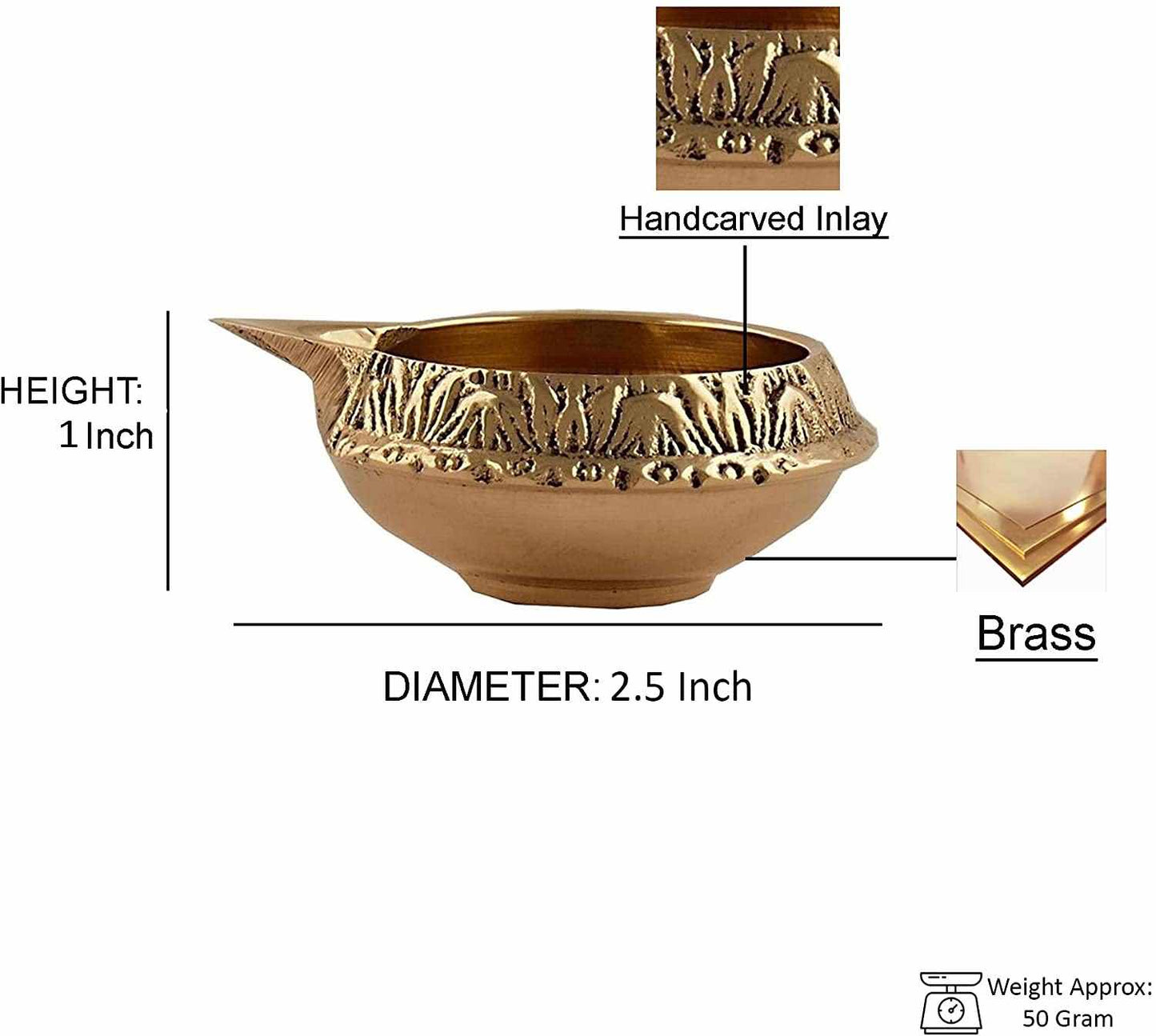 Brass Kuber DIya