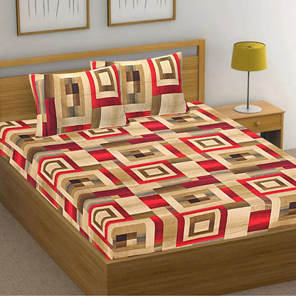 Golden Lava Double Bed Bedsheet