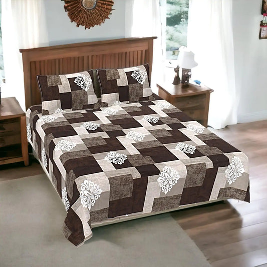 Baroque Elegance Double Bed Bedsheet