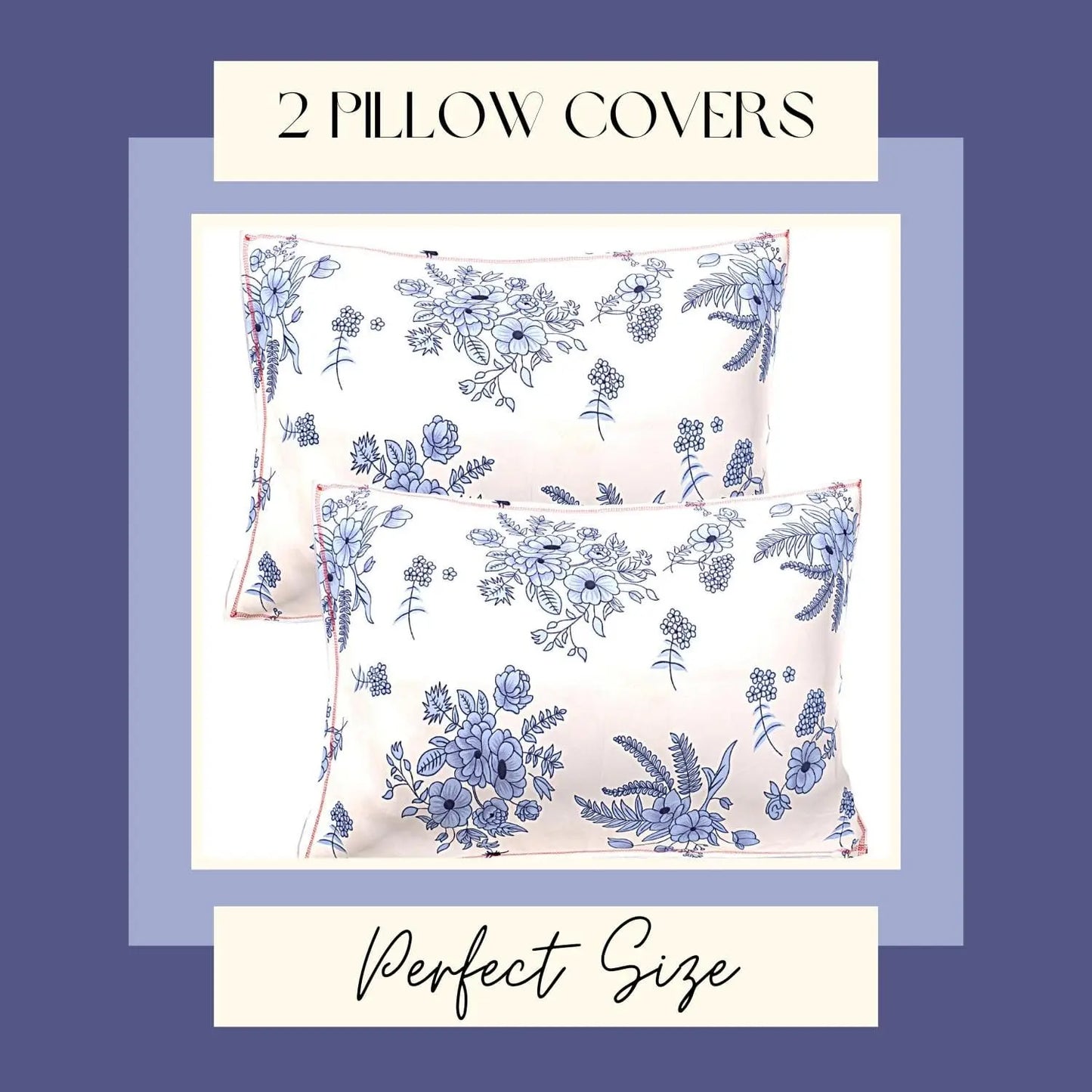 Feathered Petals Double Bed Bedsheet
