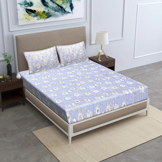 Dusk Delights Queen Bed Fitted Bedsheet