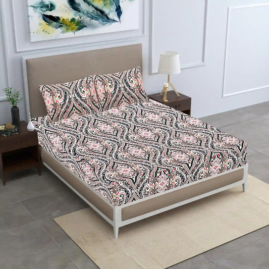 Nazakat Print Double Bed Bedsheet