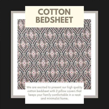 Nazakat Print Double Bed Bedsheet