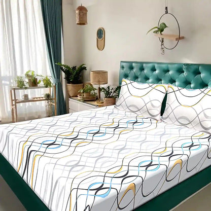 Wavelength Double Bed Bedsheet
