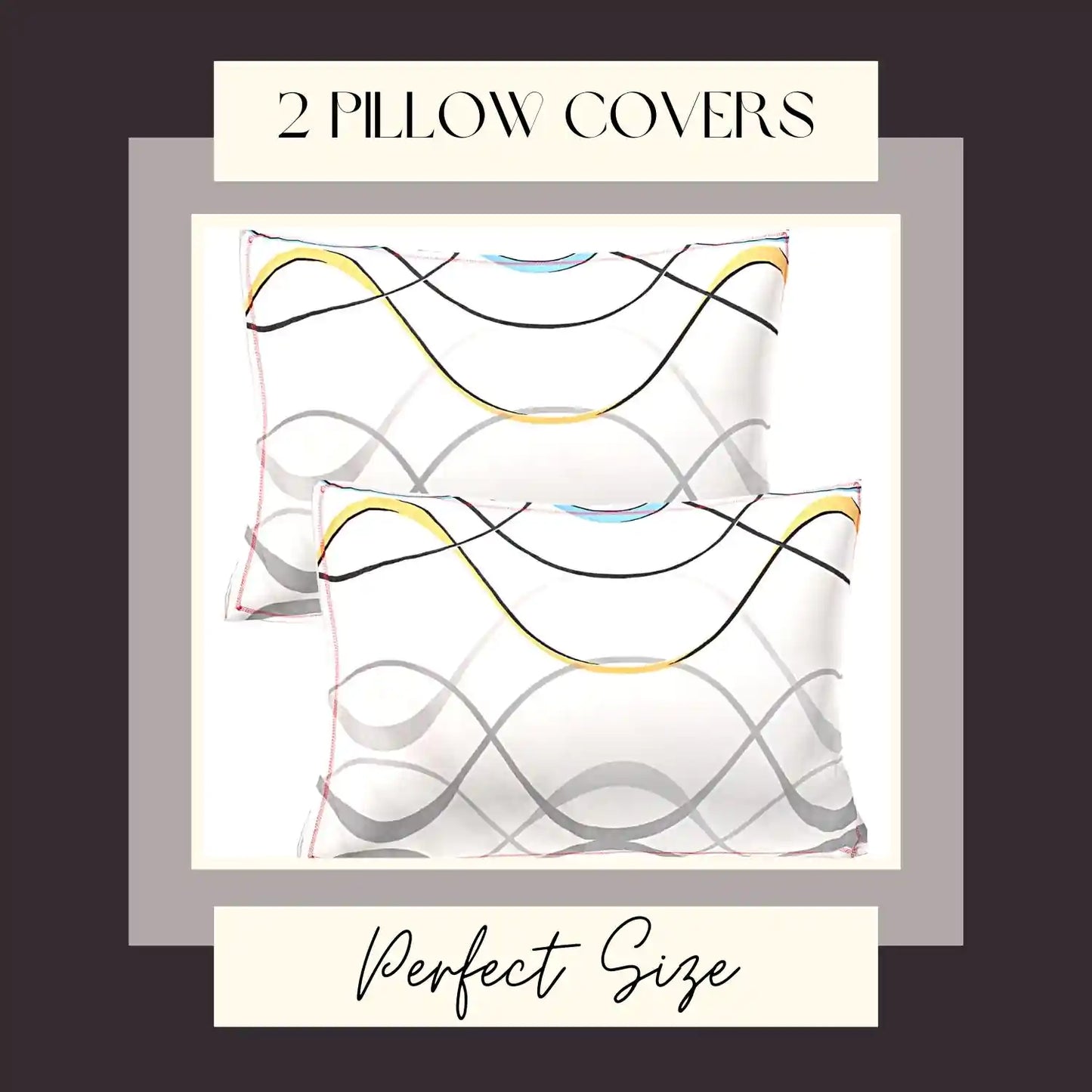 Wavelength Double Bed Bedsheet