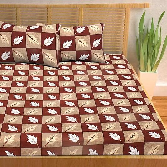 Micola Printed Double Bed Bedsheet