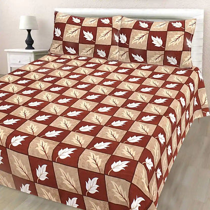 Micola Printed Double Bed Bedsheet