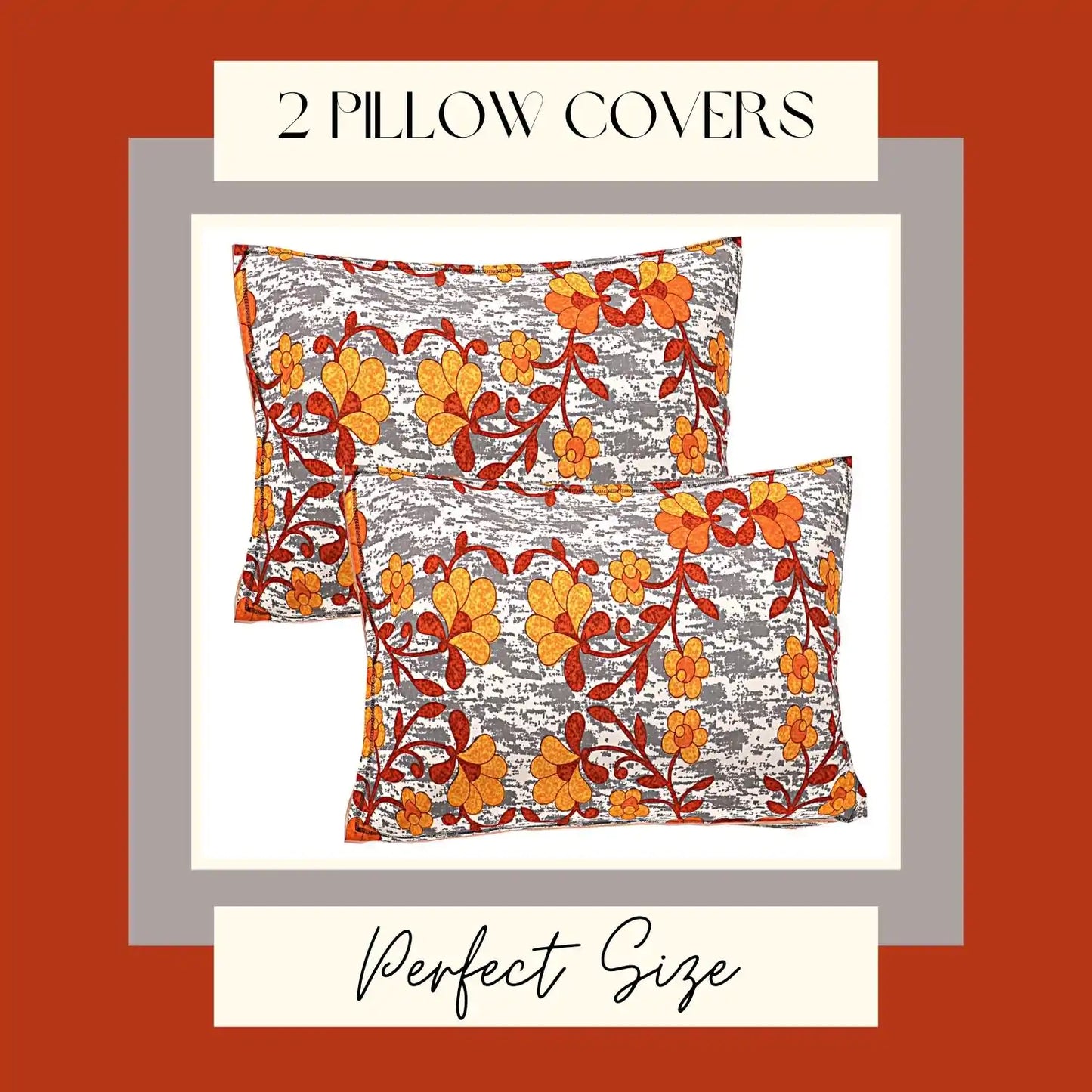 Floral Delight Fitted Double Bed Bedsheet