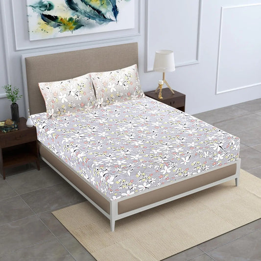 Phool Bahara Double Bed Bedsheet