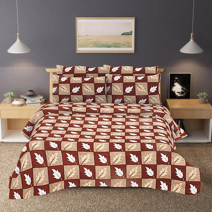 Micola Printed Double Bed Bedsheet