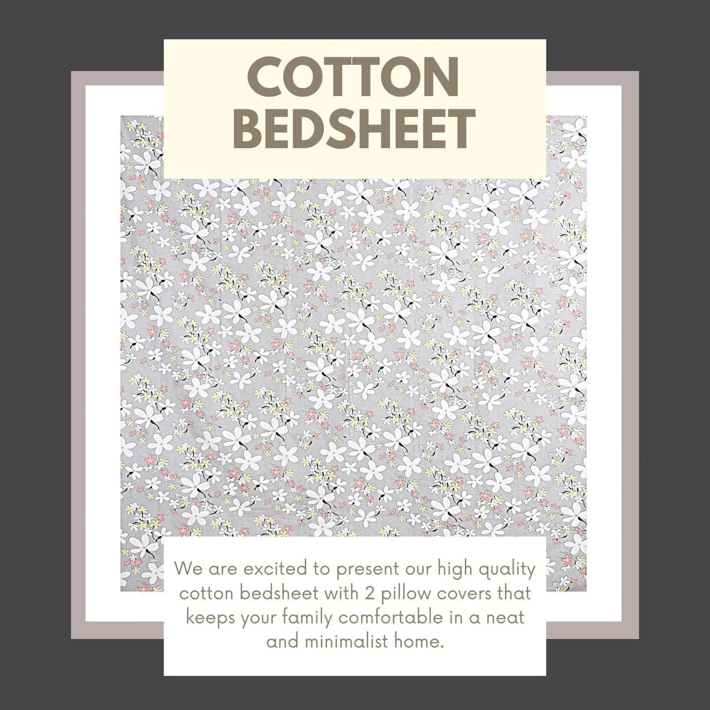 Phool Bahara Double Bed Bedsheet