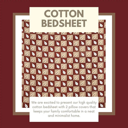 Micola Printed Double Bed Bedsheet