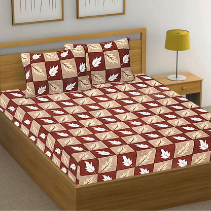 Micola Printed Double Bed Bedsheet