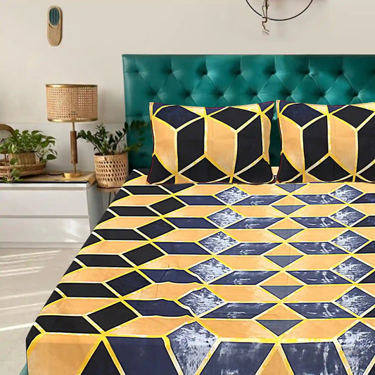 Fading Crossroads Double Bed Bedsheet