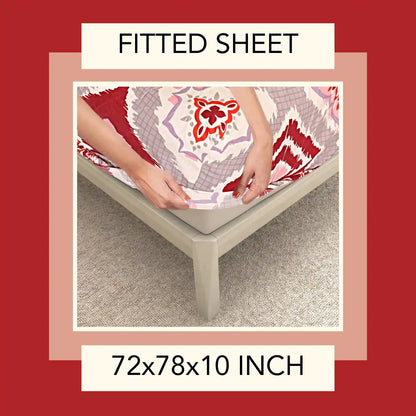Spectre Printed Fitted Bedsheet