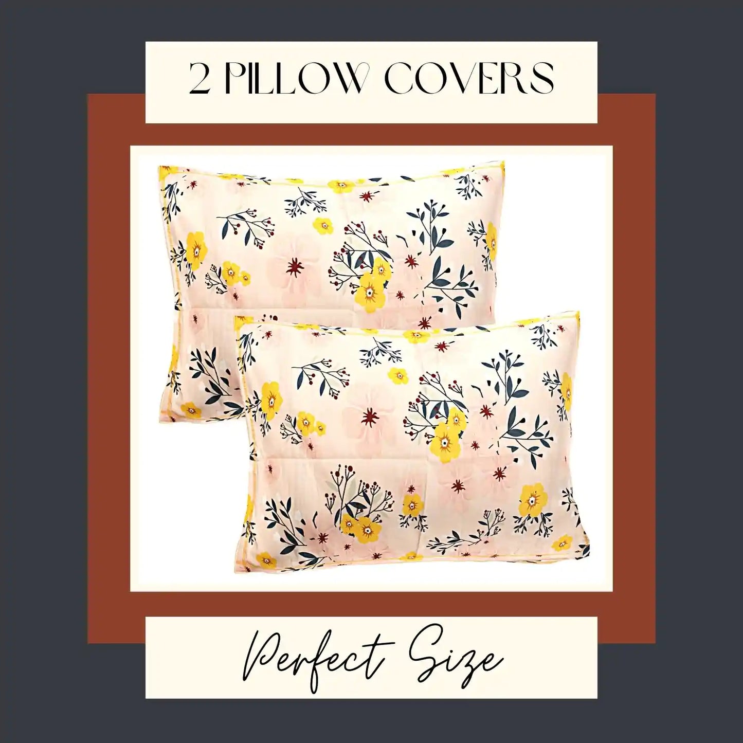 Peaches Fitted Glace Cotton Bedsheet