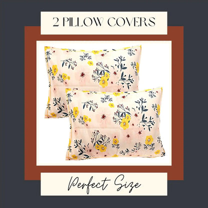 Peaches Fitted Glace Cotton Bedsheet