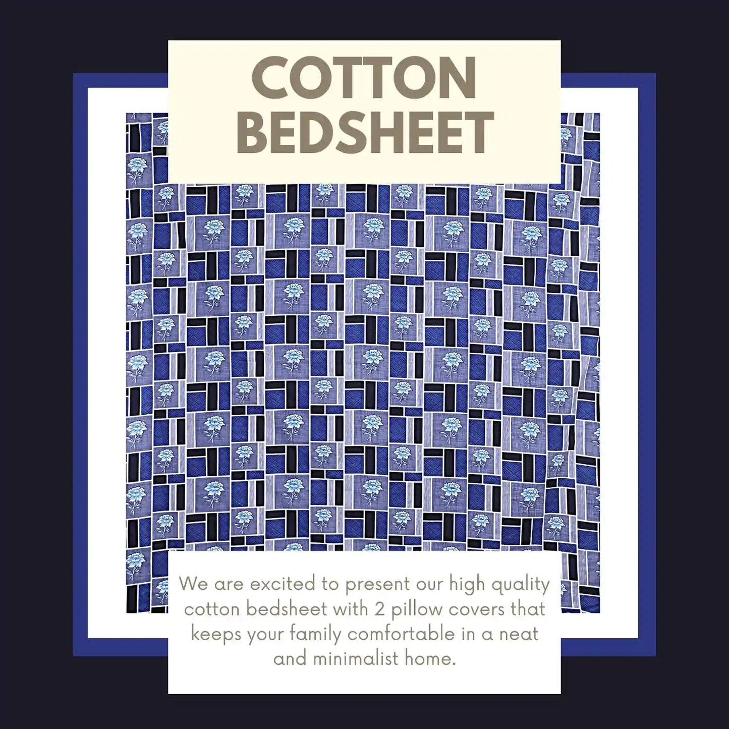 Patch Catch Double Bed Bedsheet