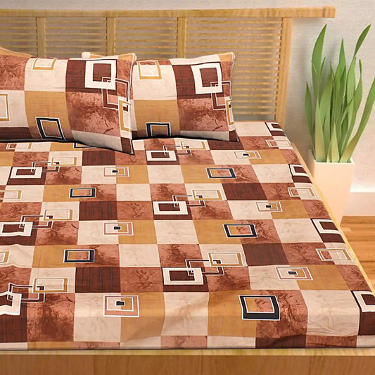 Patch Match Double Bed Bedsheet