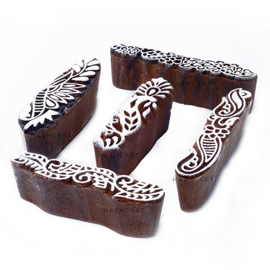 Wooden Mehandi Stamps for Fingers