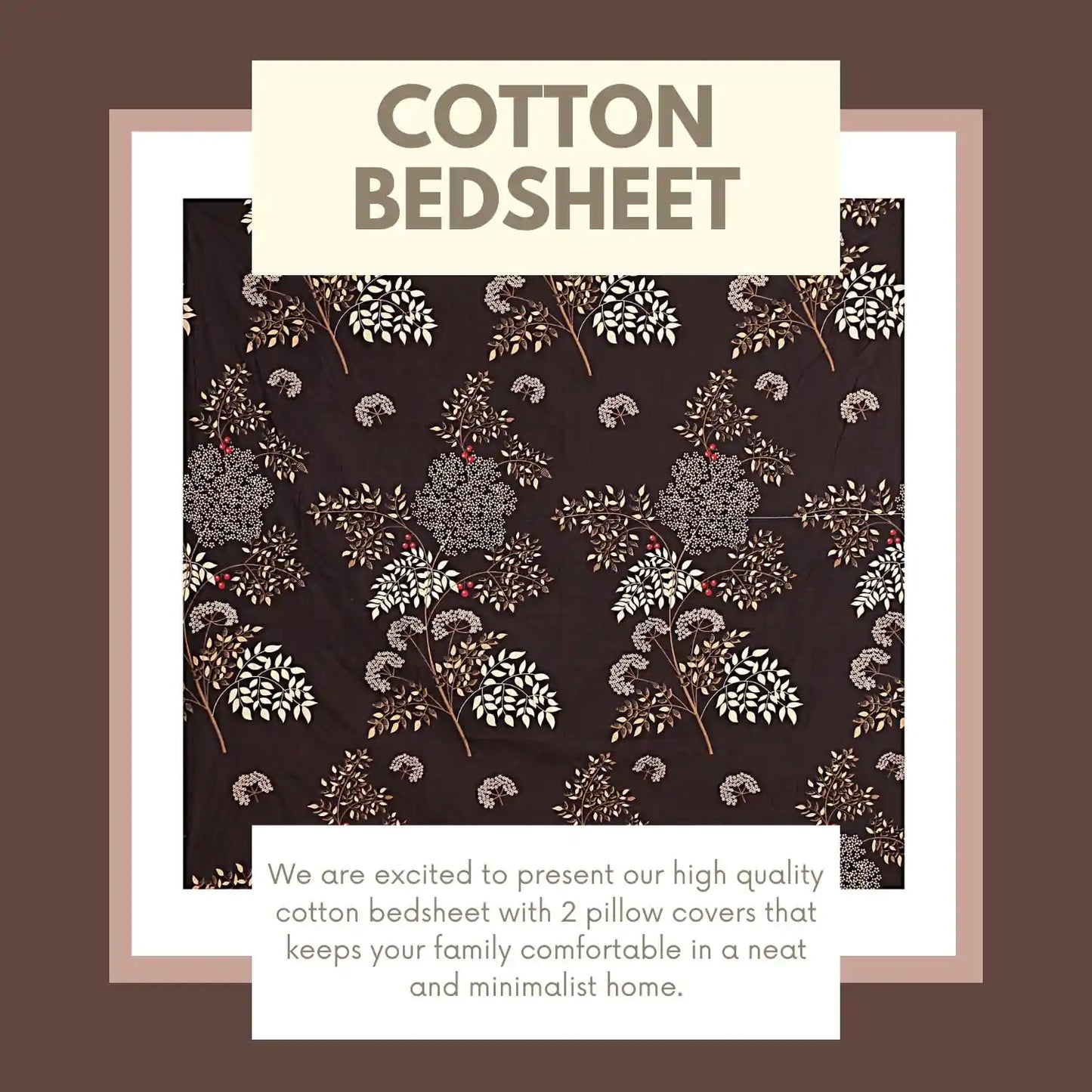 Wonder Bloom Fitted Bedsheet