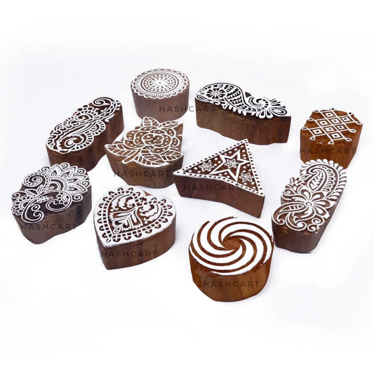 Wooden Stamping Blocks