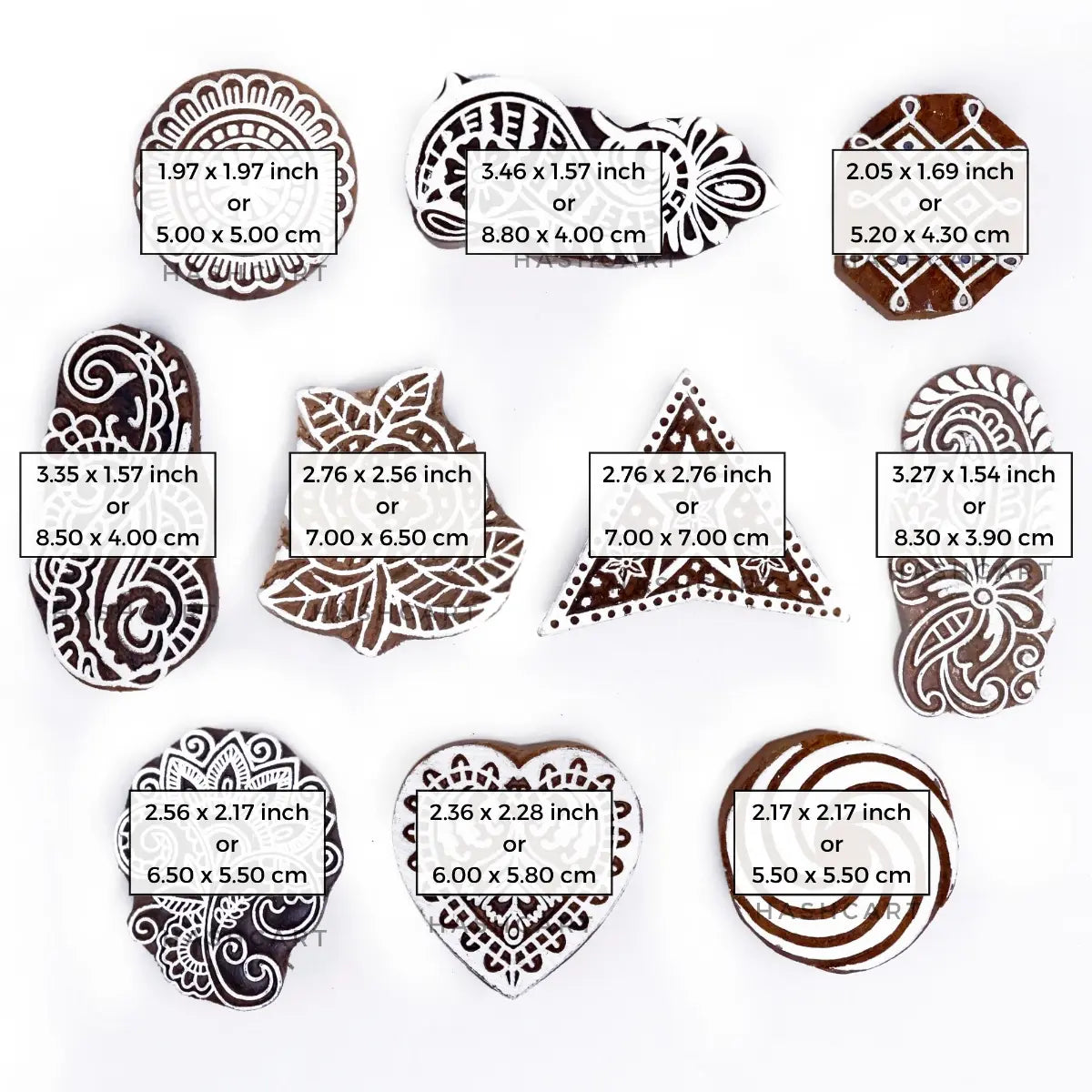 Wooden Stamping Blocks