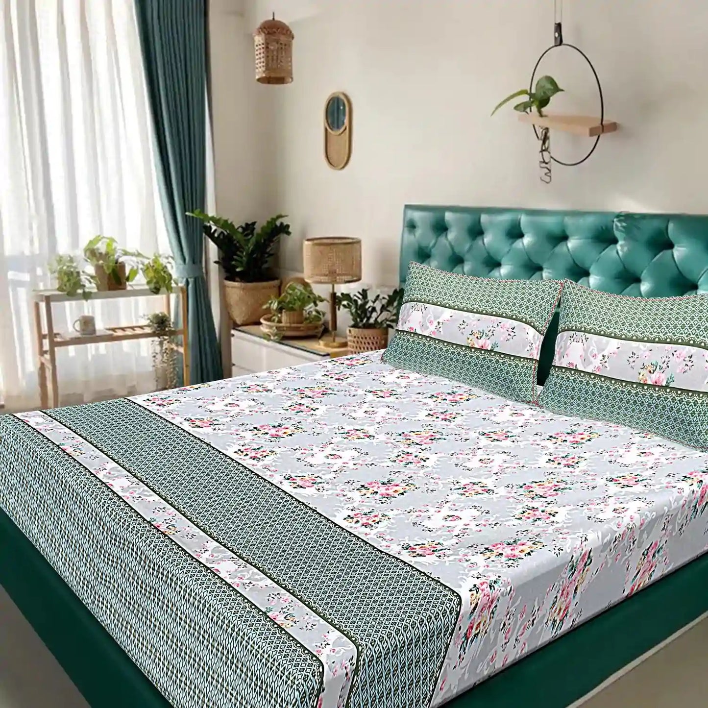 The Evergreen Double Bed Bedsheet