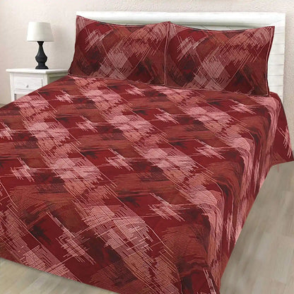 Marina Maple Printed Cotton Bedsheet