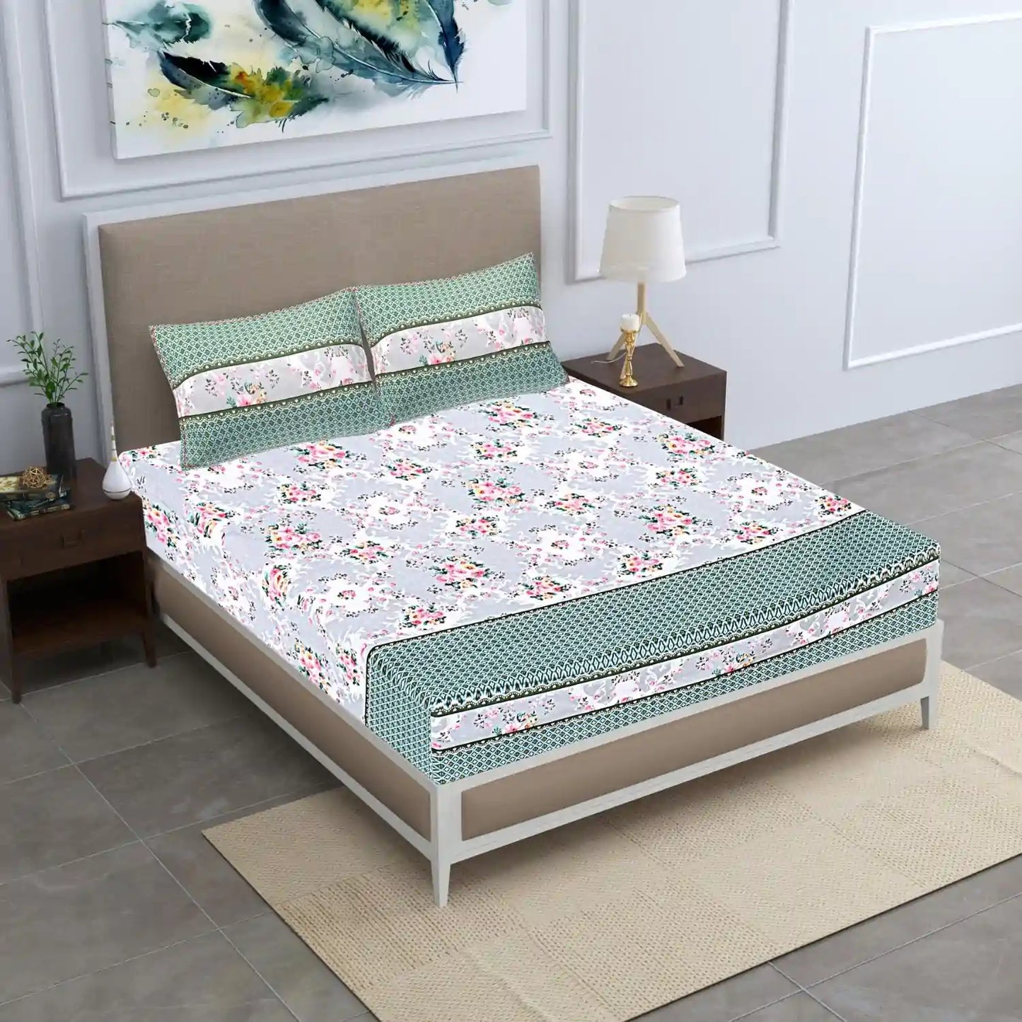The Evergreen Double Bed Bedsheet