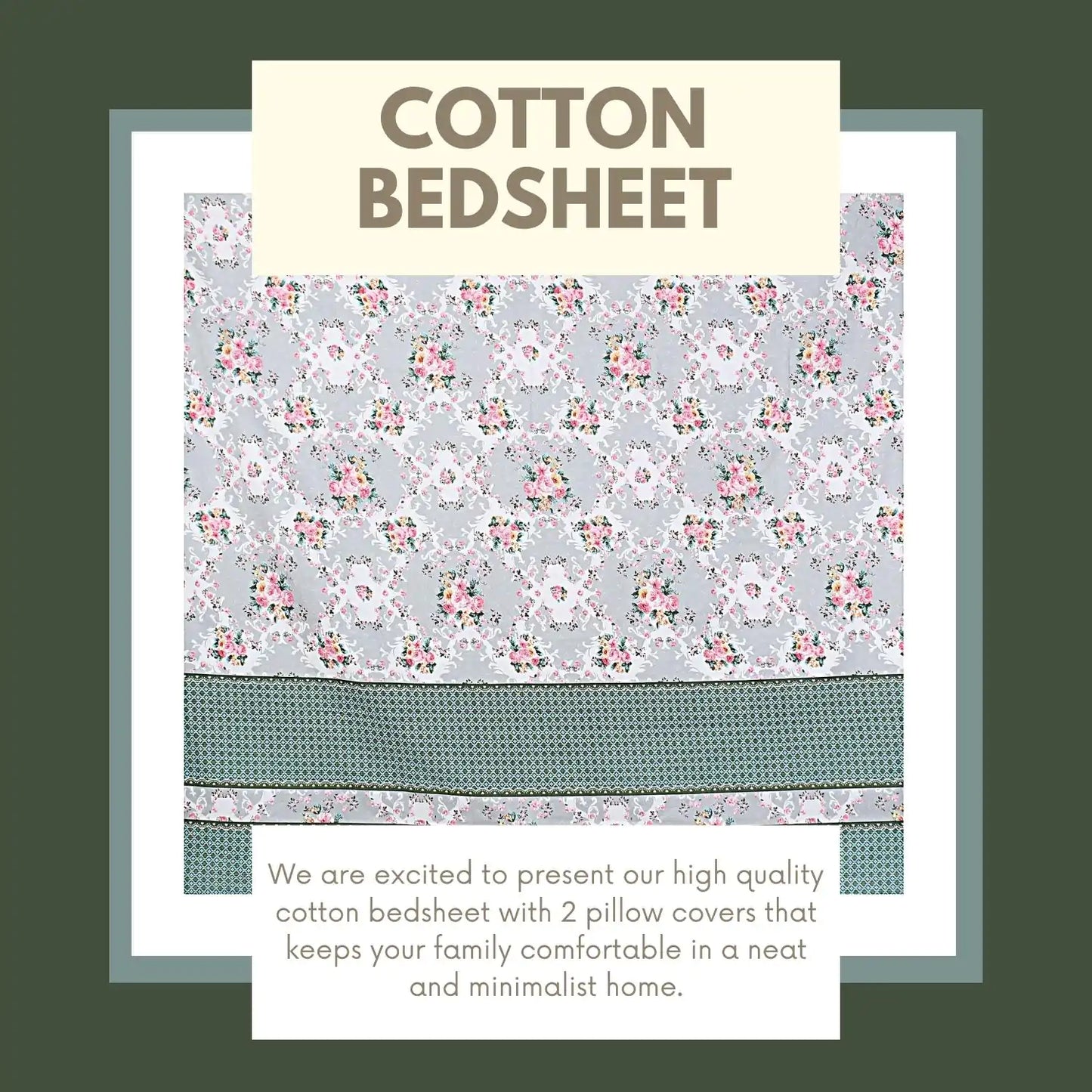 The Evergreen Double Bed Bedsheet