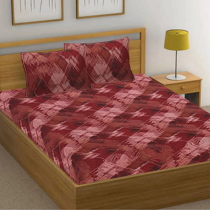 Marina Maple Printed Cotton Bedsheet