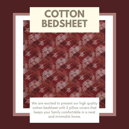Marina Maple Printed Cotton Bedsheet