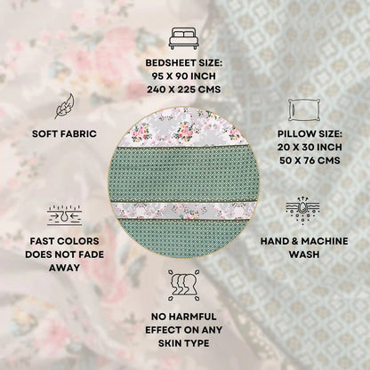 The Evergreen Double Bed Bedsheet