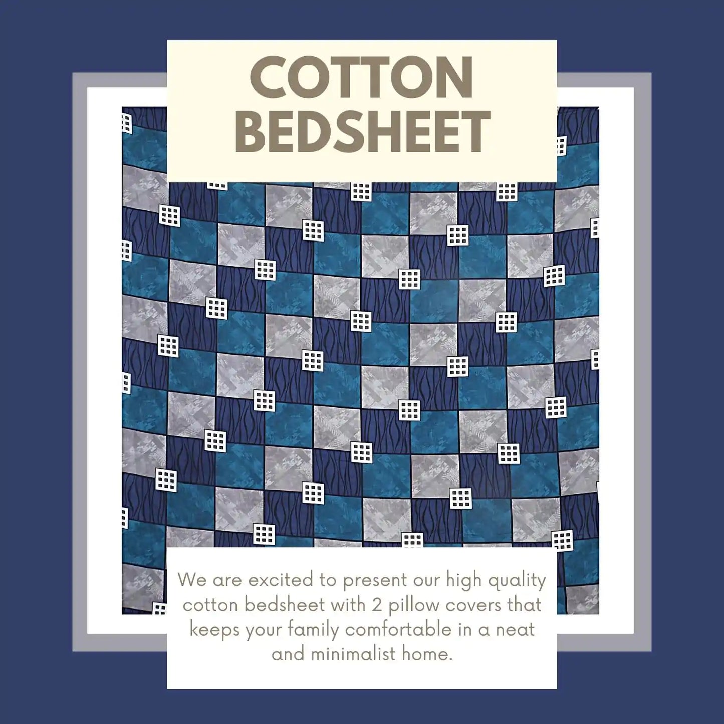 Amaranthe Printed Double Bed Bedsheet