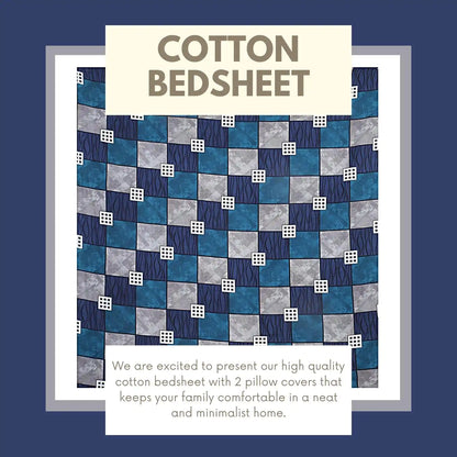 Amaranthe Printed Double Bed Bedsheet
