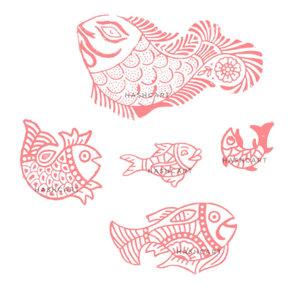 Fishes Wooden Blocks