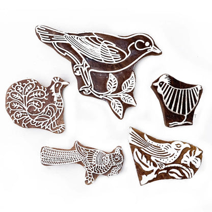 Birds Printing Blocks