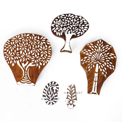 Trees Printing Stamps