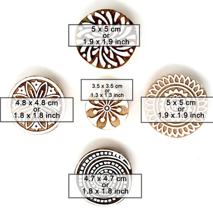 Round Designs Handmade Printing Blocks