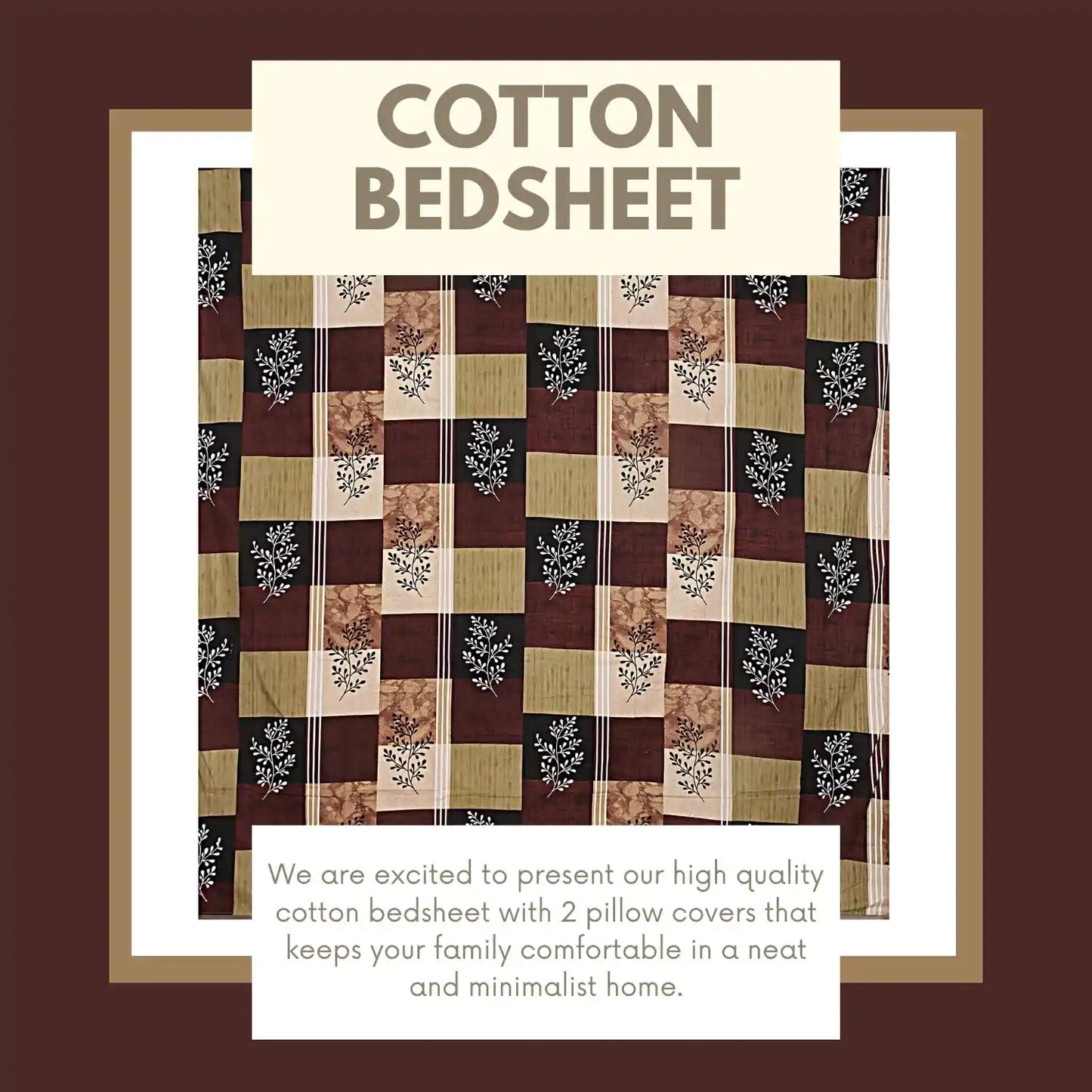 Imperial Blooms Queen Bed Bedsheet